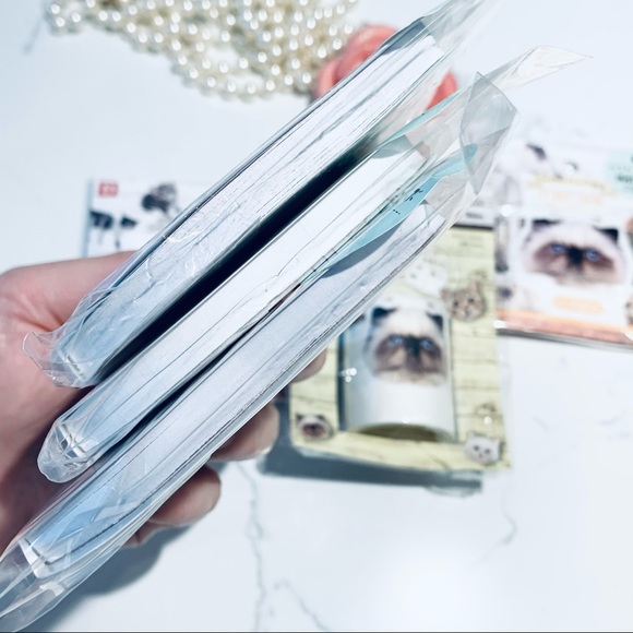 Daiso Japan 6 Packs of Cute Cat Sticker flake seal - Picture 7 of 7